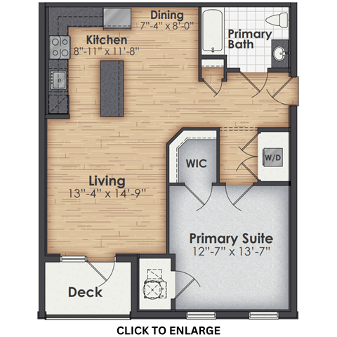 a floor plan of a house with a garage and a porch